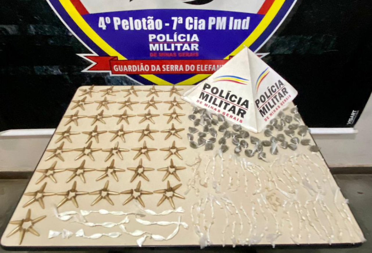 Apreensão de adolescente envolvido com grande volume de entorpecentes.