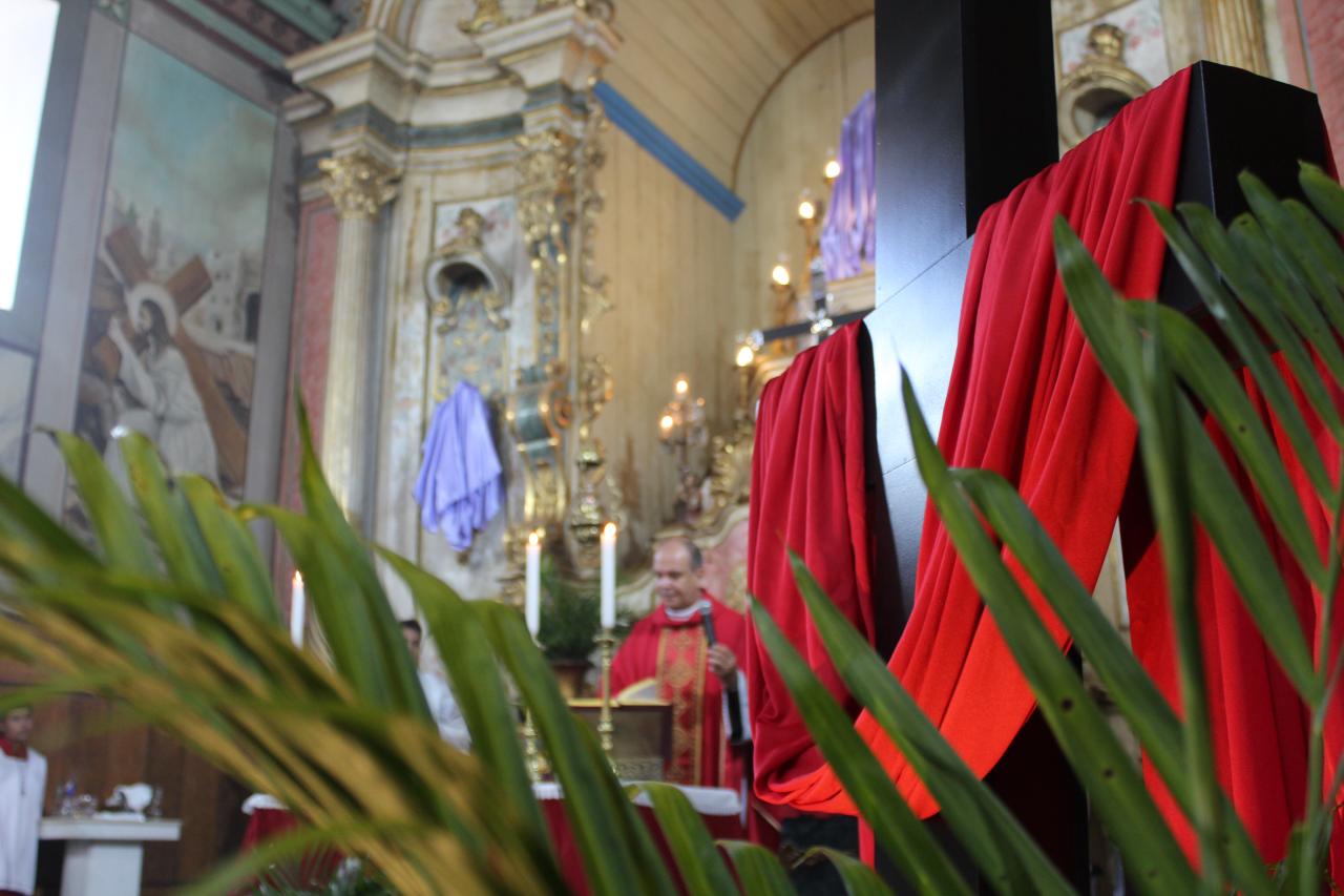 Paróquia de Santo Antônio celebra a entrada de Jesus em Jerusalém