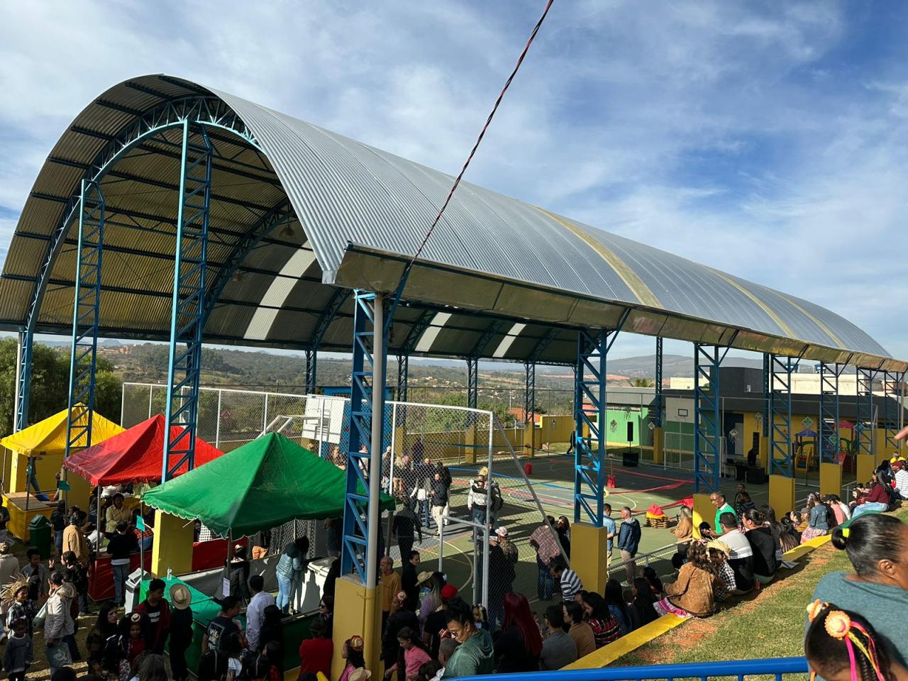 Inauguração da Quadra Cleide Aparecida Diniz Vasconcelos Silva