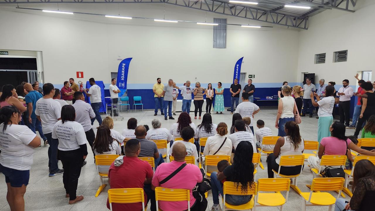 PREFEITURA DE IGARAPÉ INAUGURA EMEI NO BAIRRO BOM JARDIM