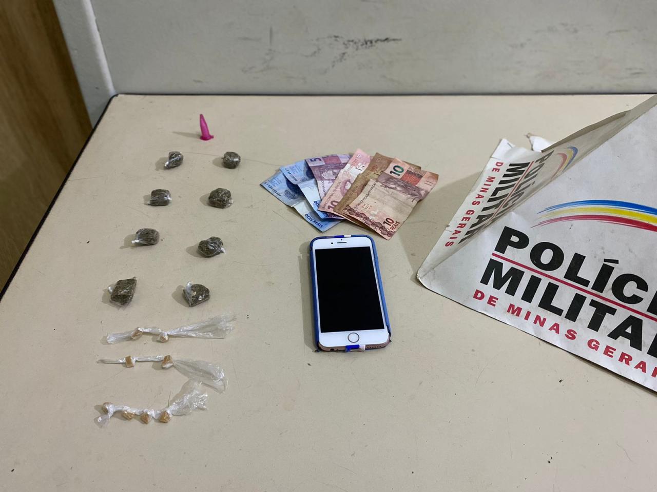 Operação Policial em Vila Suzana apreendi  drogas e um menor