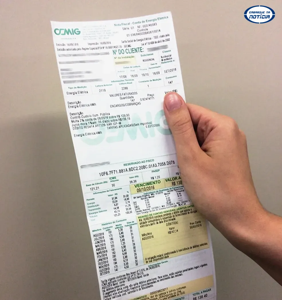 Conta de luz fica mais cara em Minas Gerais