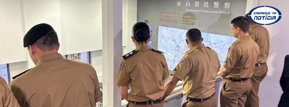 Policiais militares de Minas realizam intercâmbio técnico-profissional de policiamento comunitário no Japão