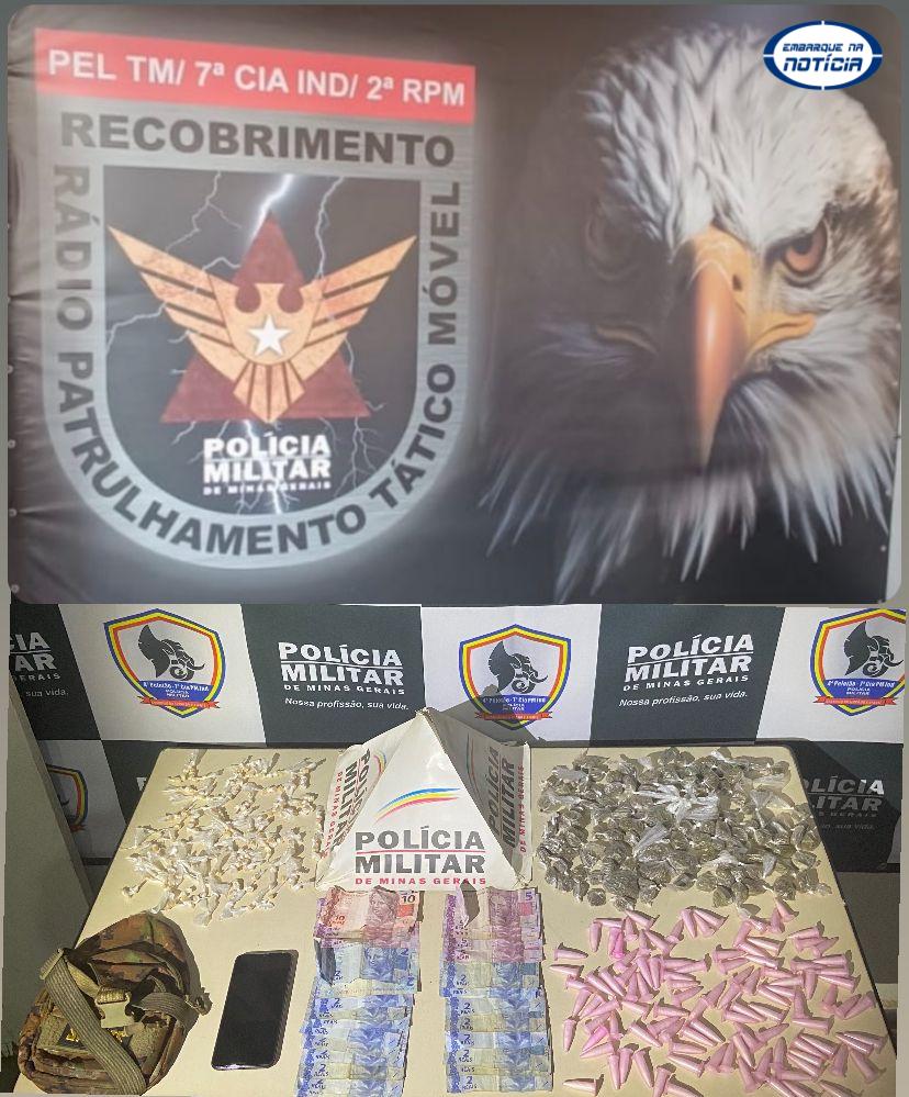 Indivíduos são detidos por Tráfico de Drogas no bairro Bom Jesus