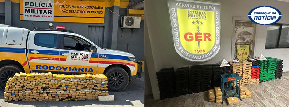 Polícia Militar de Minas Gerais apreende cerca de 30 toneladas de drogas em outubro