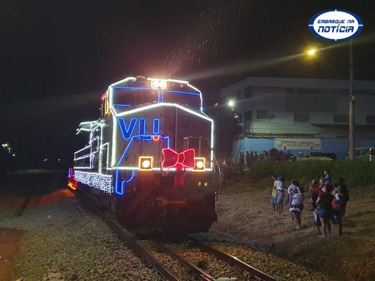 Papai Noel chegará de trem nesta terça (10/12), na Estação Ferroviária de Mateus Leme