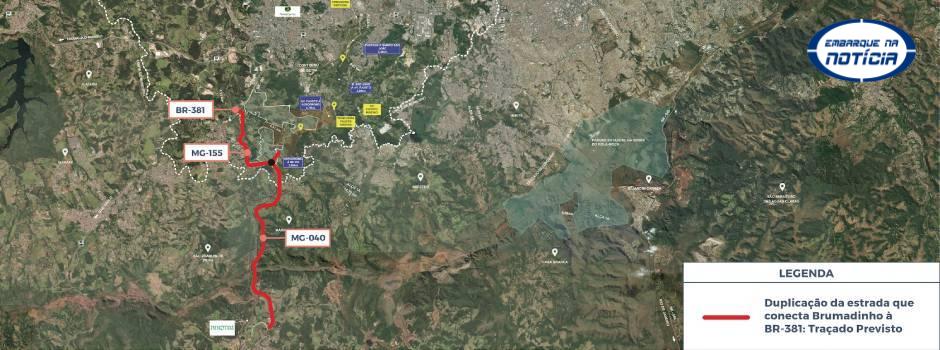 Minas avança na duplicação de rodovias entre Brumadinho e Betim com recursos de reparação