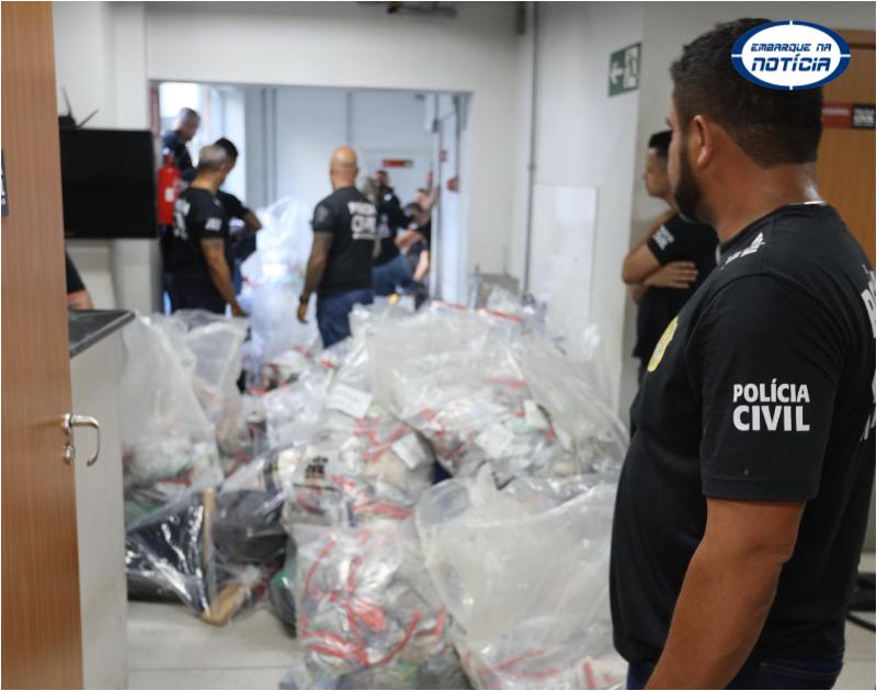 Polícia Civil incinera 1,1 tonelada de drogas apreendidas