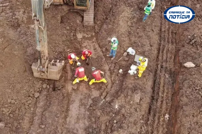 Bombeiros localizam mais um segmento corpóreo em Brumadinho