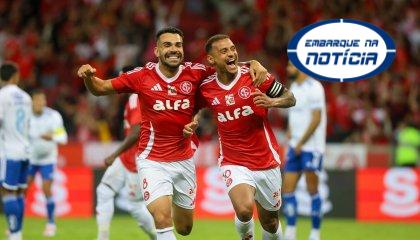 Inter vence Cruzeiro por 3 a 0 em jogo marcado por expulsão polêmica no Beira-Rio