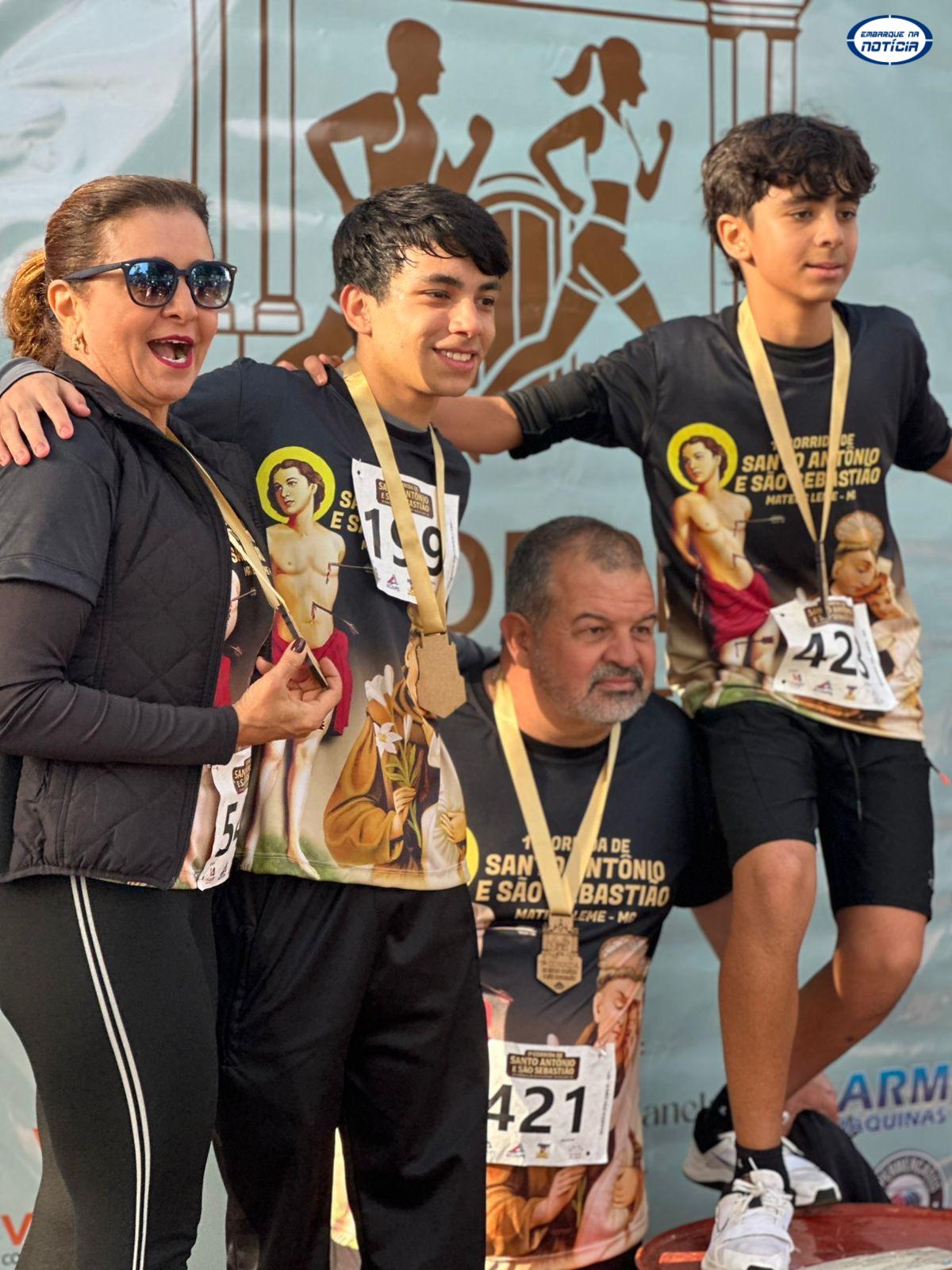 1ª Corrida de Santo Antônio e São Sebastião reúne atletas e devotos em clima de fé e esporte