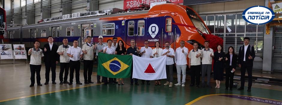 Na China, Governo de Minas conhece fábrica dos novos trens do Metrô da RMBH