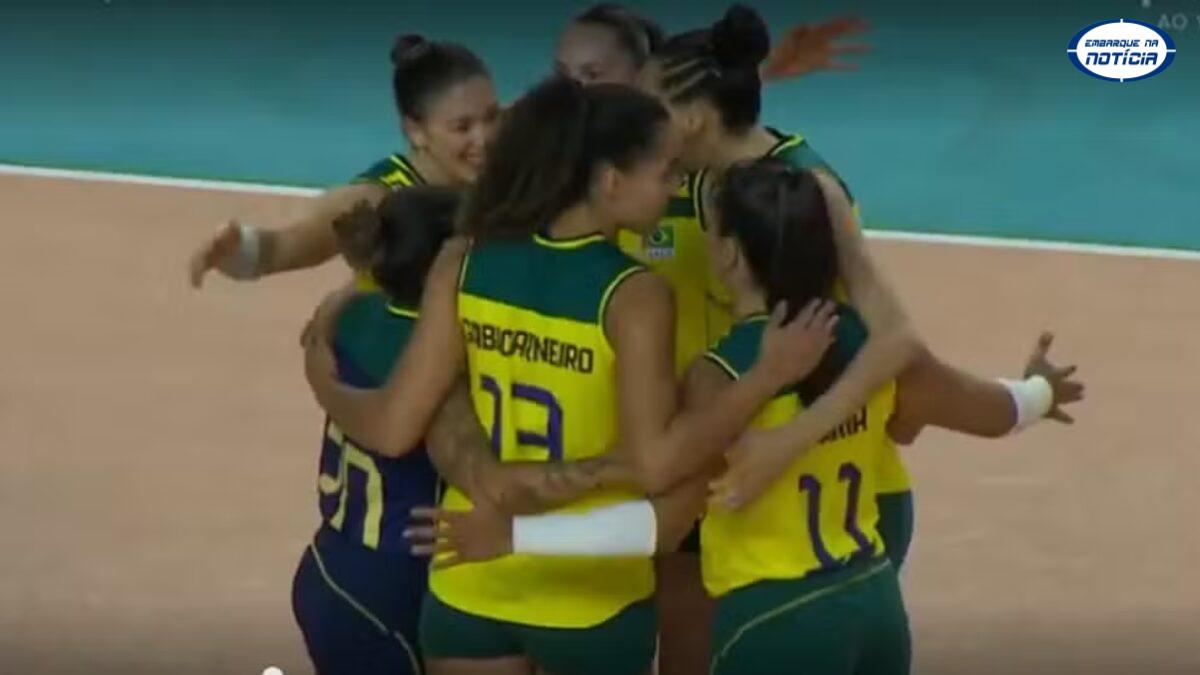 Brasil fica em 3º lugar na Copa América de Vôlei Feminino 2025