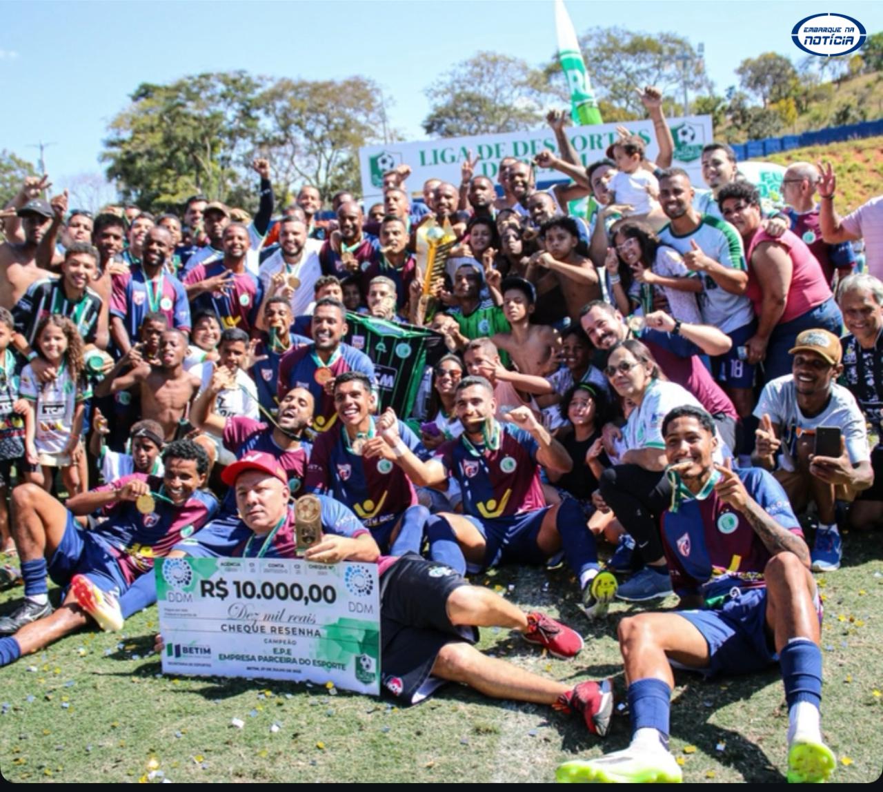 Novo Cristina levanta a taça da Série A do Betinense 2025