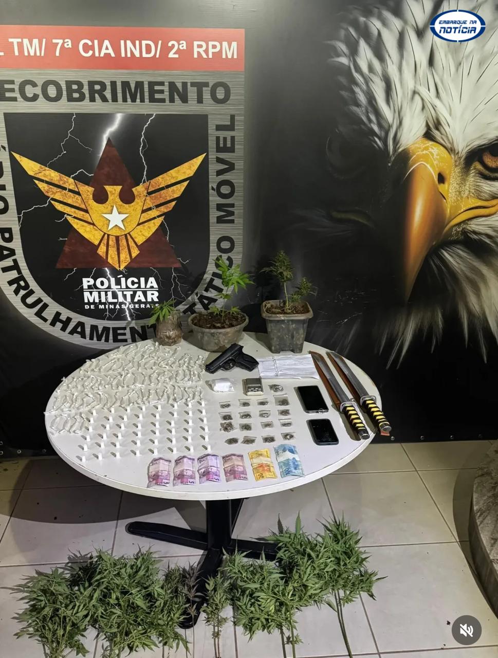 TRÁFICO DE DROGAS É DESARTICULADO EM IGARAPÉ DURANTE AÇÃO DA POLÍCIA MILITAR
