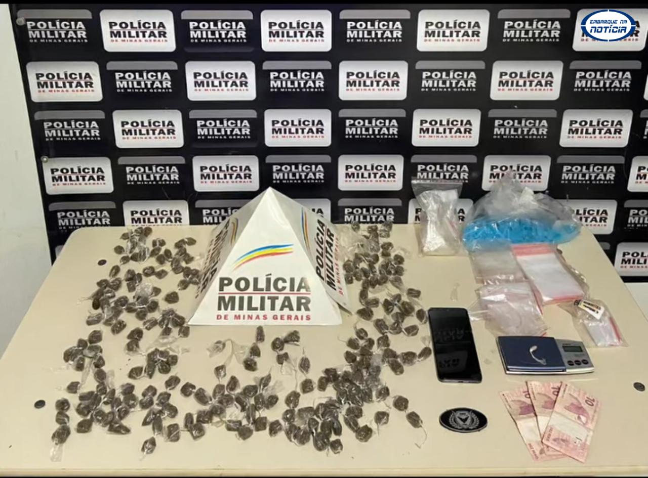 TRÁFICO DE DROGAS – PRISÃO E APREENSÕES EM SÃO JOAQUIM DE BICAS