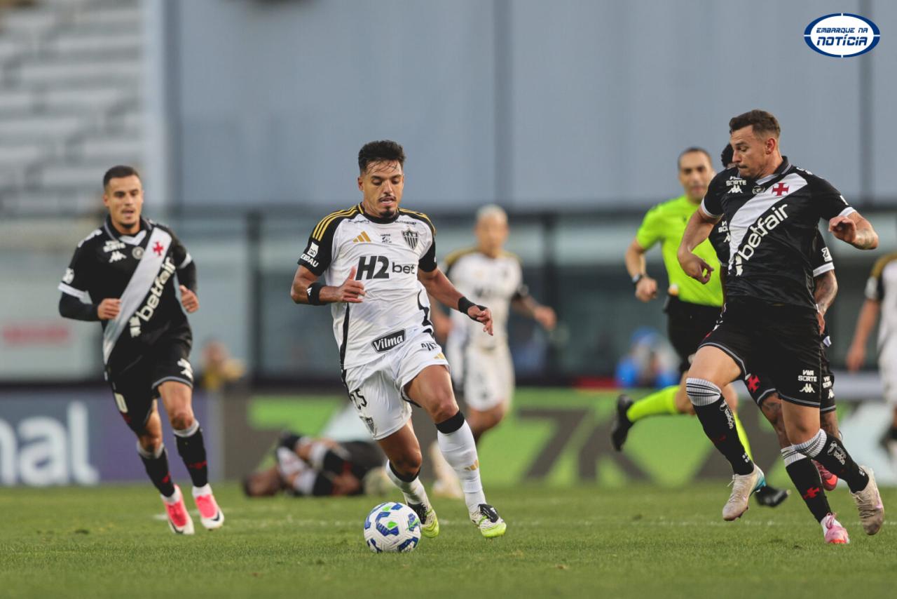Atlético empata com Vasco em jogo movimentado pelo Brasileirão