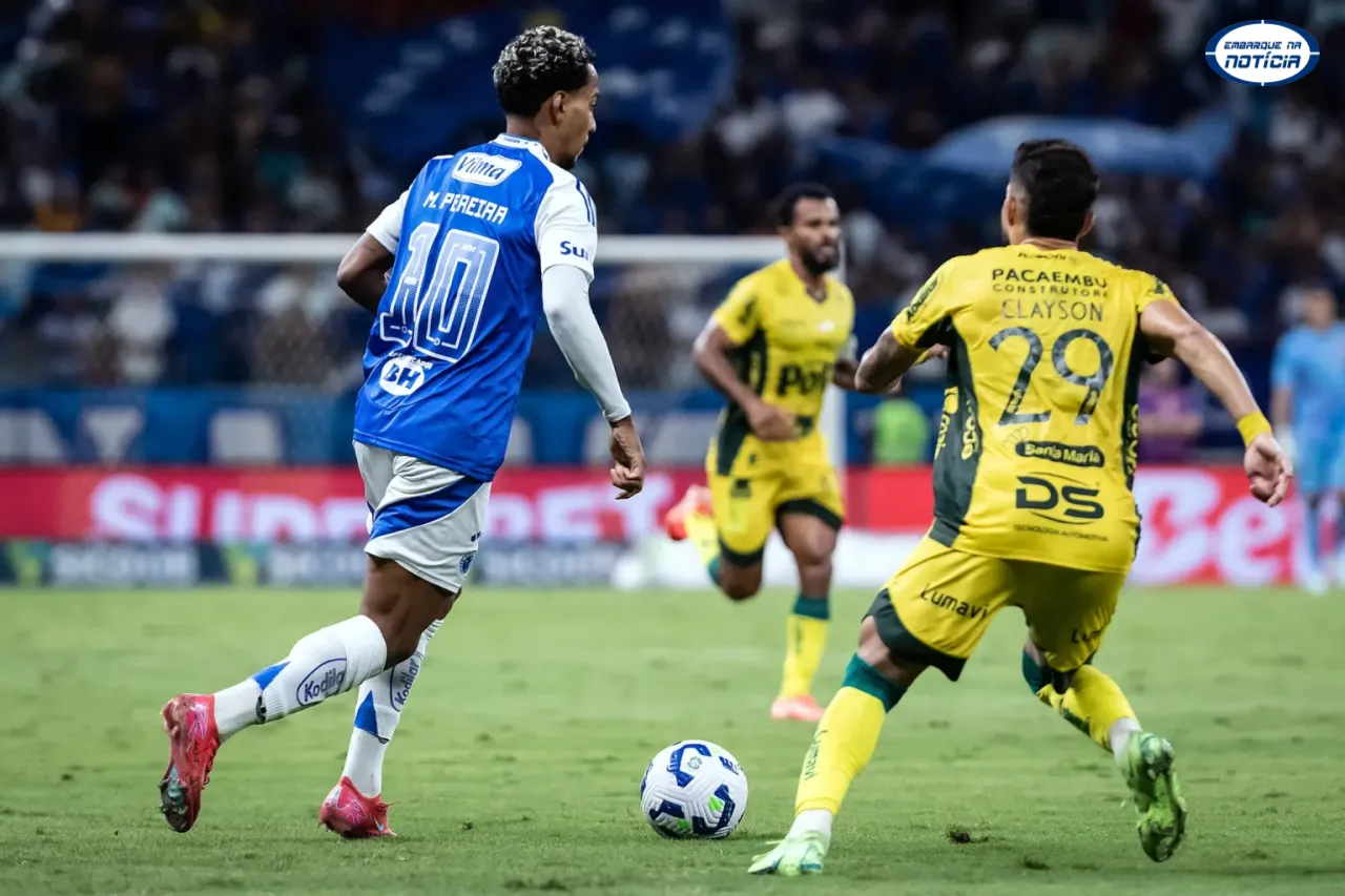 Cruzeiro cede empate ao Mirassol e deixa a vice-liderança do Brasileirão