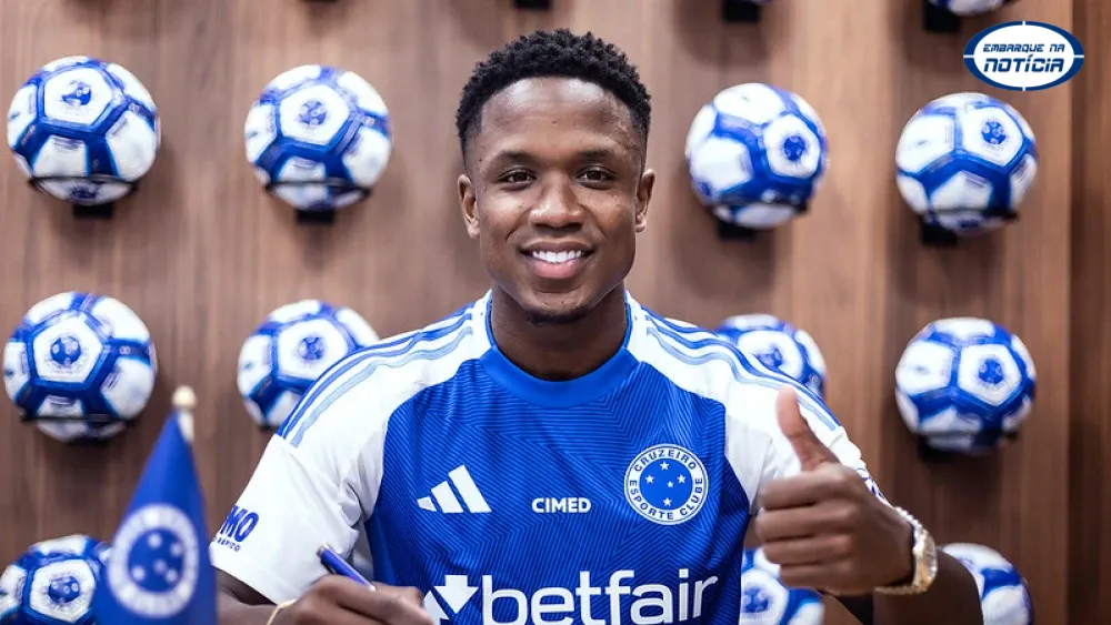 Luis Sinisterra é apresentado como reforço do Cruzeiro