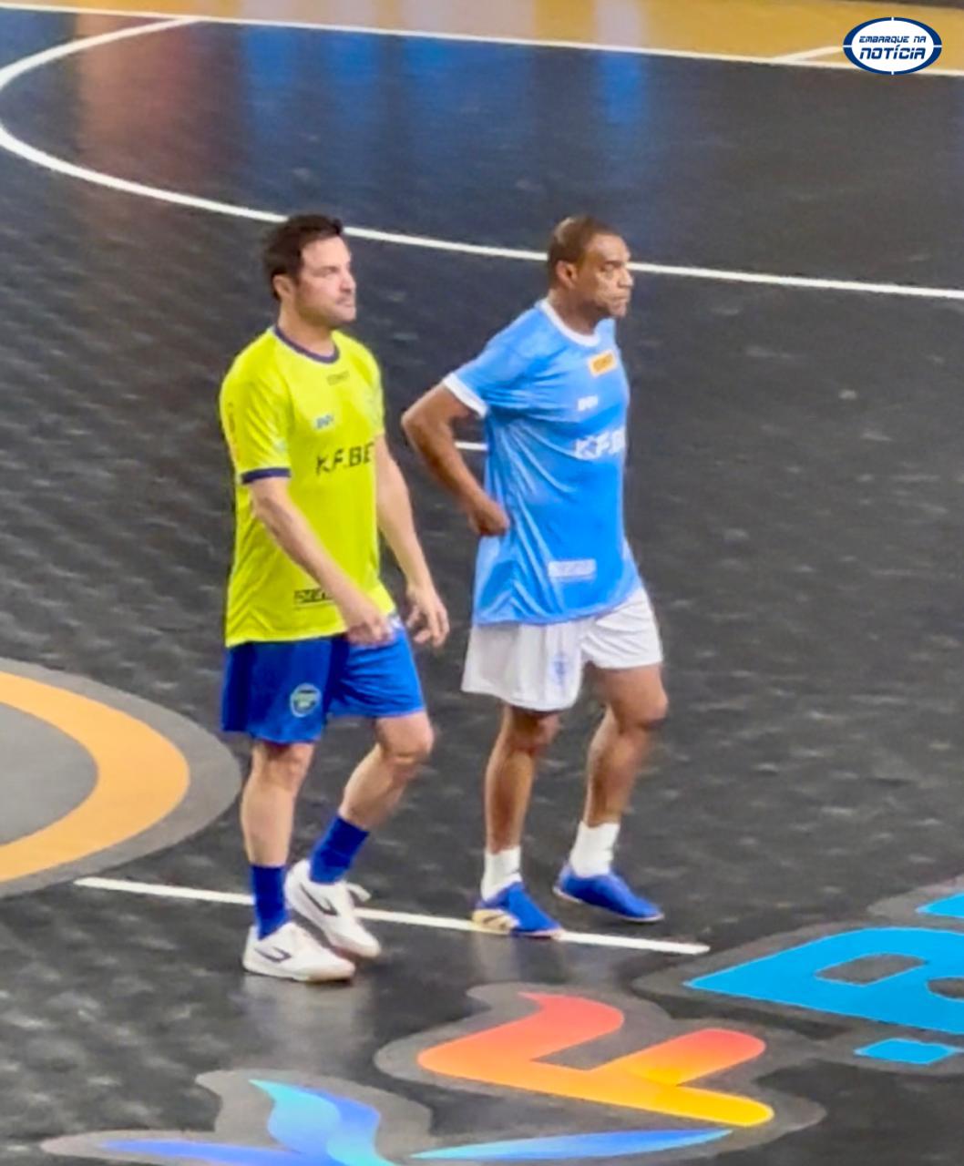 Time Falcão leva a melhor sobre o Time Denilson no Legends Game Brasil em Betim