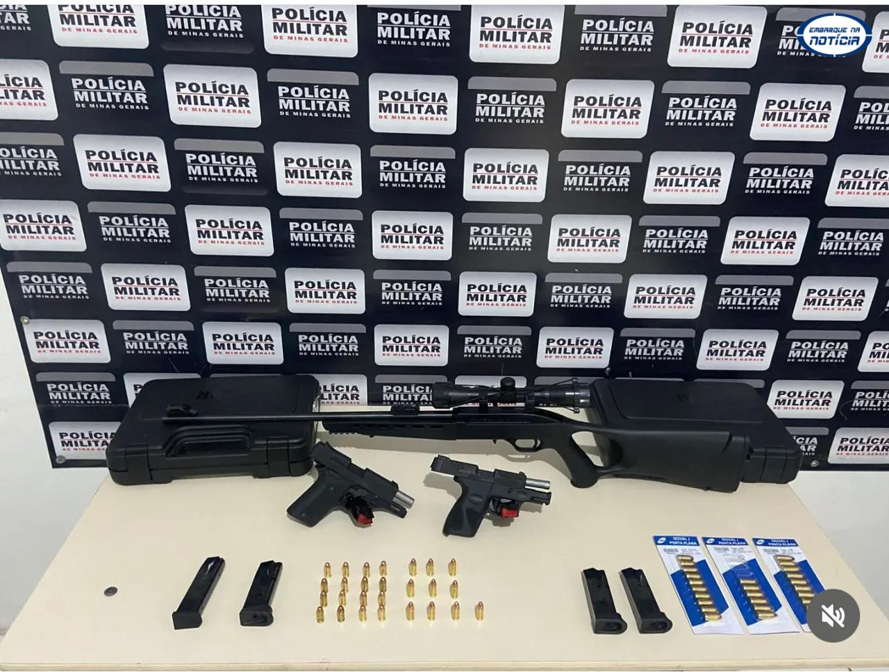 Homem é preso após disparo de arma de fogo em São Joaquim de Bicas
