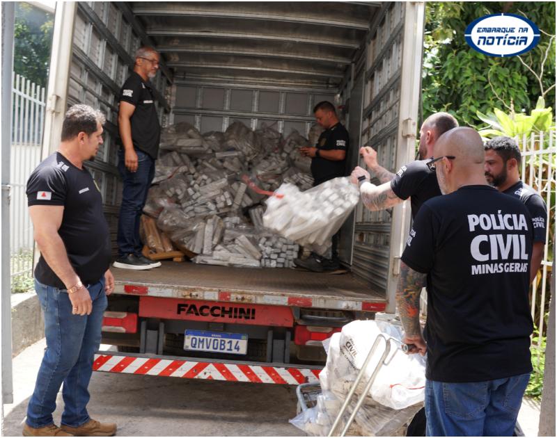 PCMG incinera 2,3 toneladas de drogas em Divinópolis