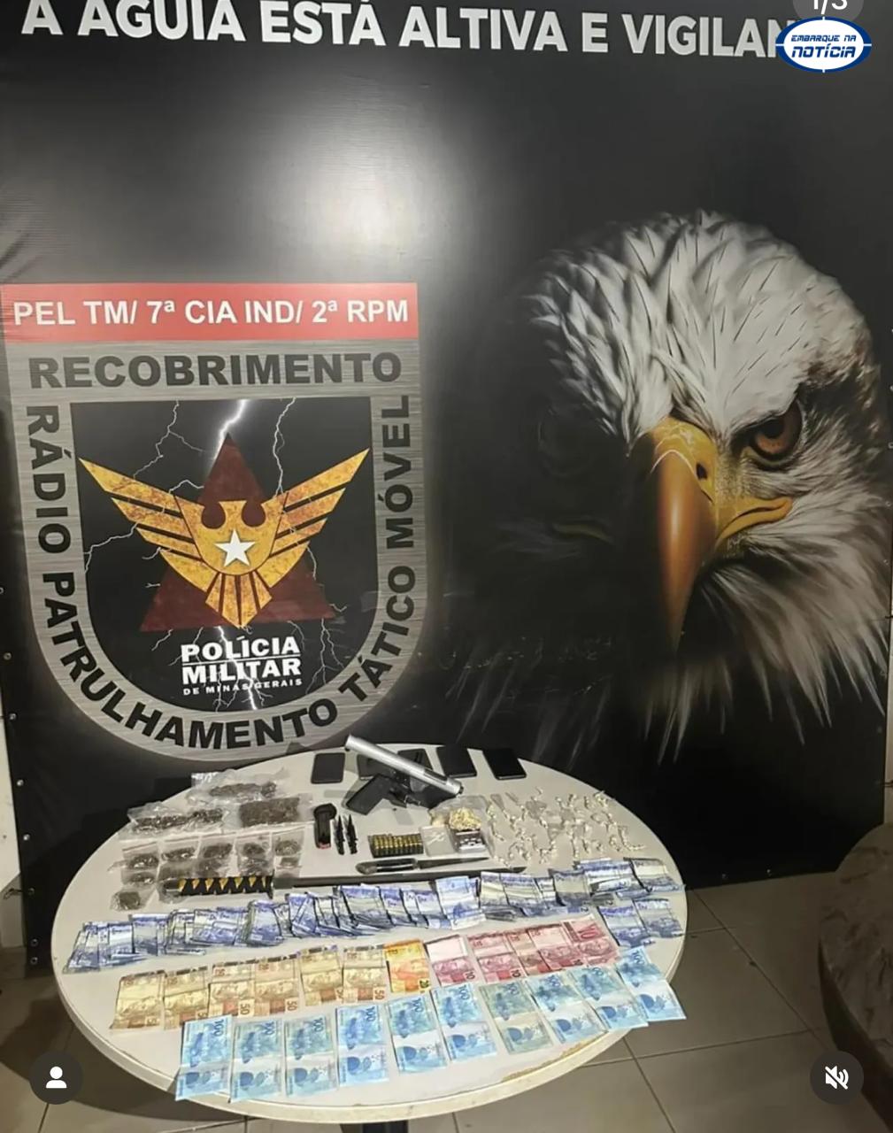Polícia Militar apreende drogas, armas e motocicletas roubadas em operação em Igarapé