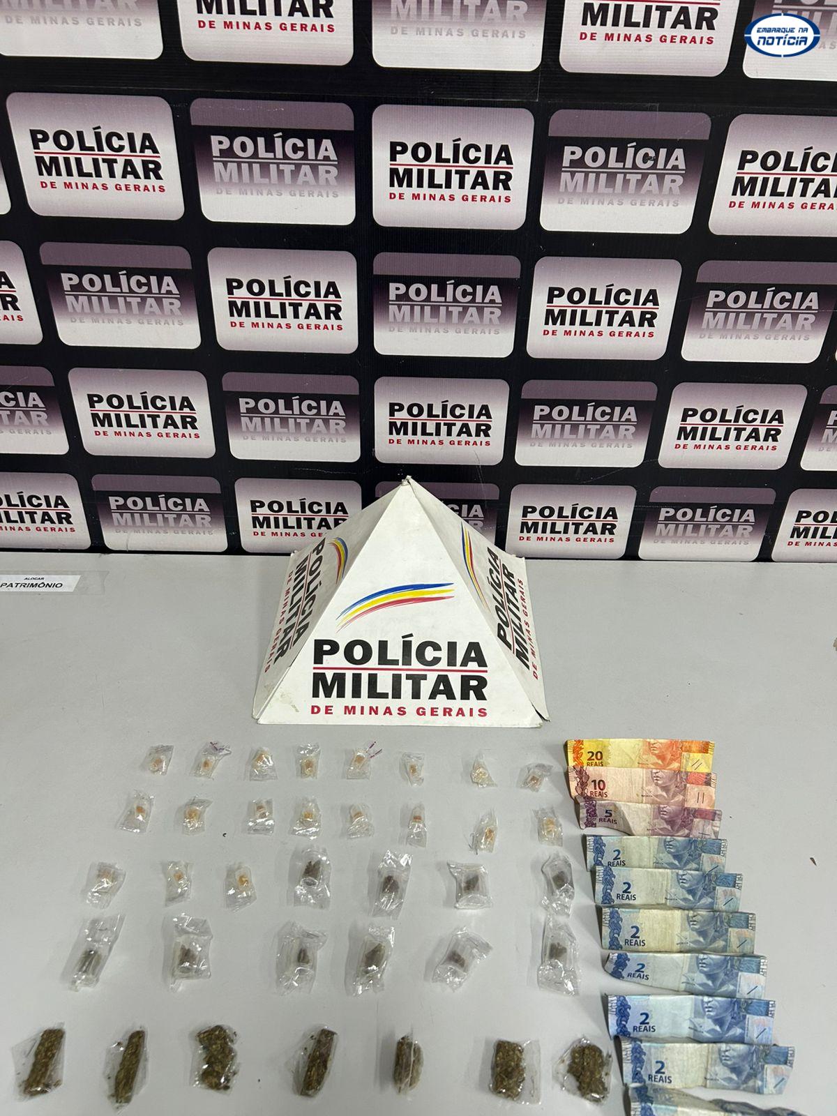 Polícia Militar apreende drogas e prende suspeito durante operação em Betim