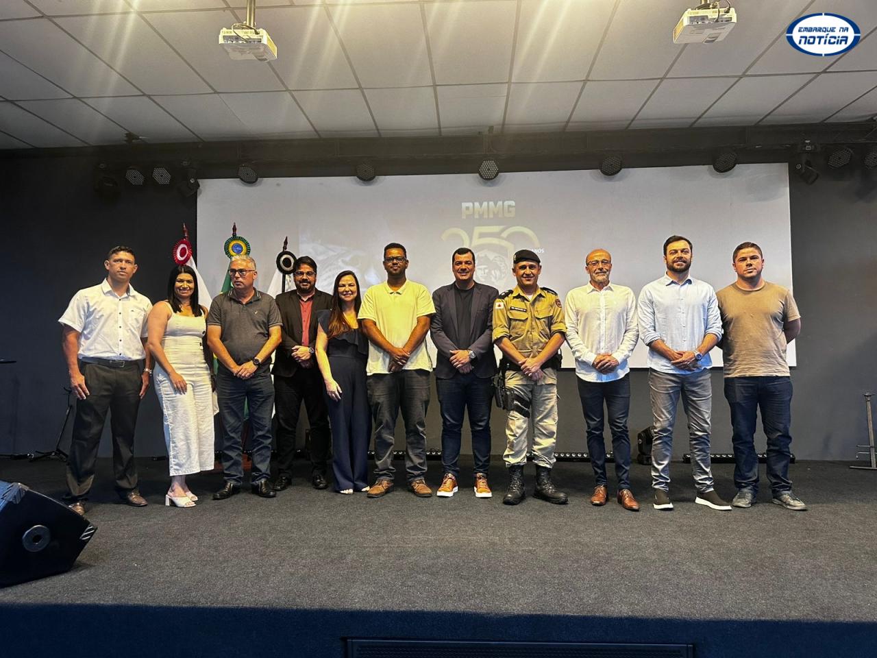 7ª Cia PM Independente exibe documentário que celebra os 250 anos da Polícia Militar de Minas Gerais