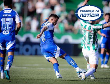 Cruzeiro vacila na defesa, empata com o Juventude