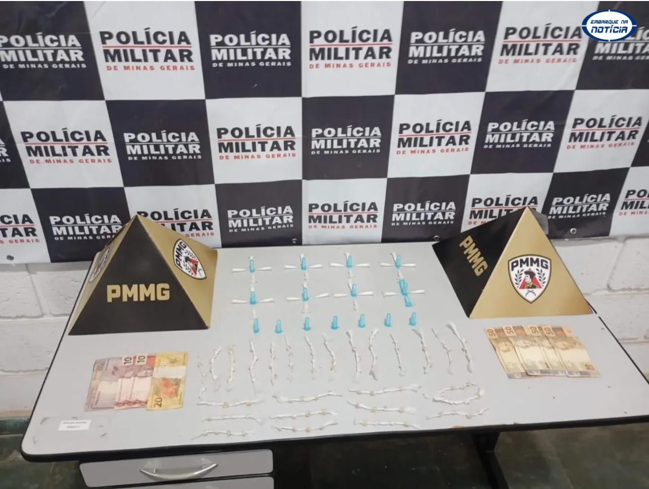 Polícia Militar prende suspeito por tráfico de drogas no bairro Canaã
