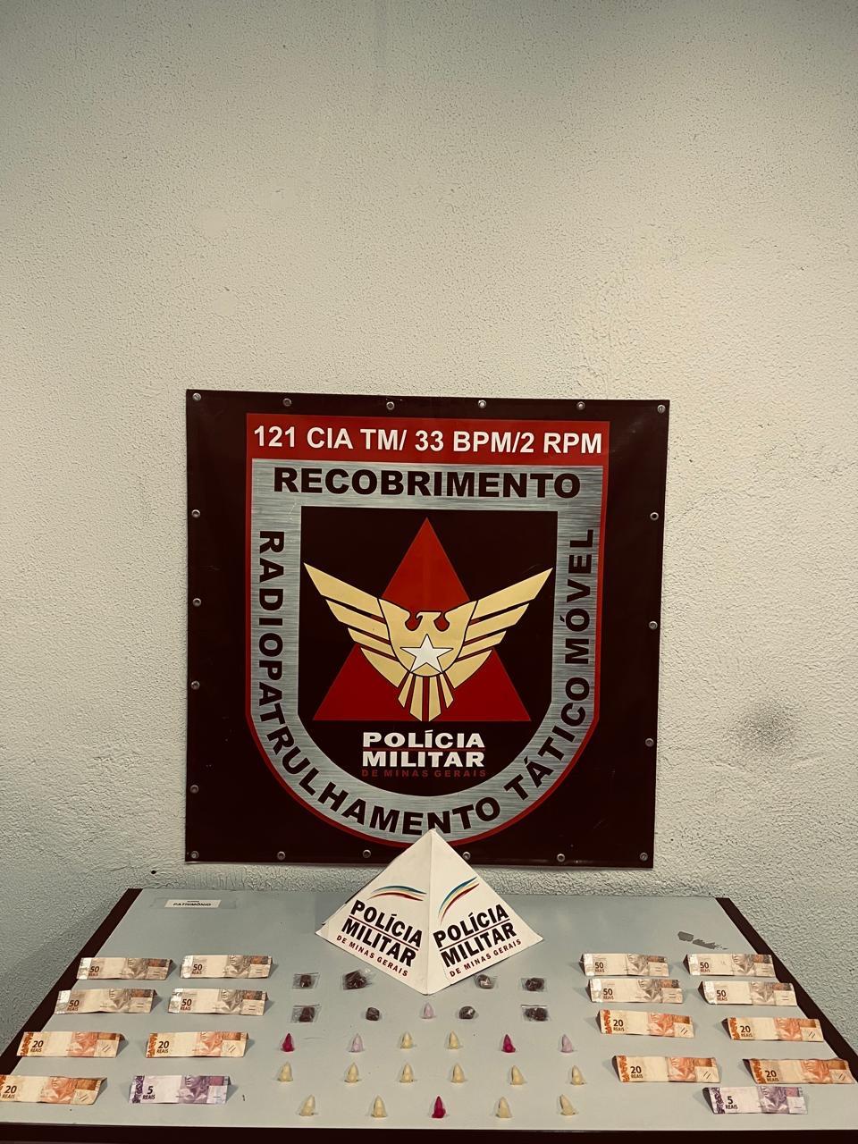 Polícia Militar prende dois por tráfico de drogas em Betim