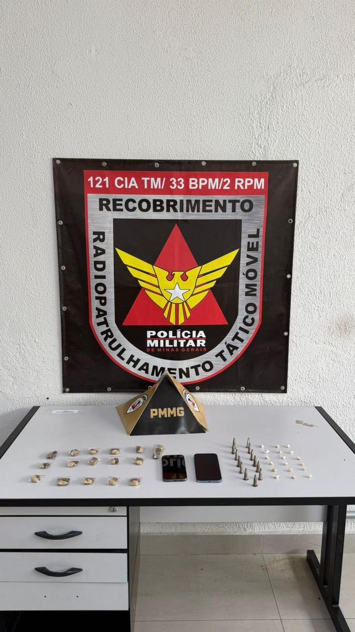 Polícia Militar prende suspeito de liderar tráfico de drogas na região do Sesi, em Betim