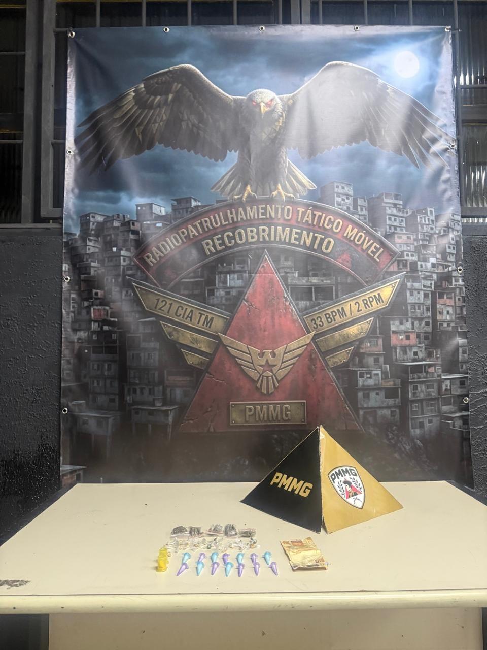 Tráfico de drogas é combatido pela PM em Betim durante operação