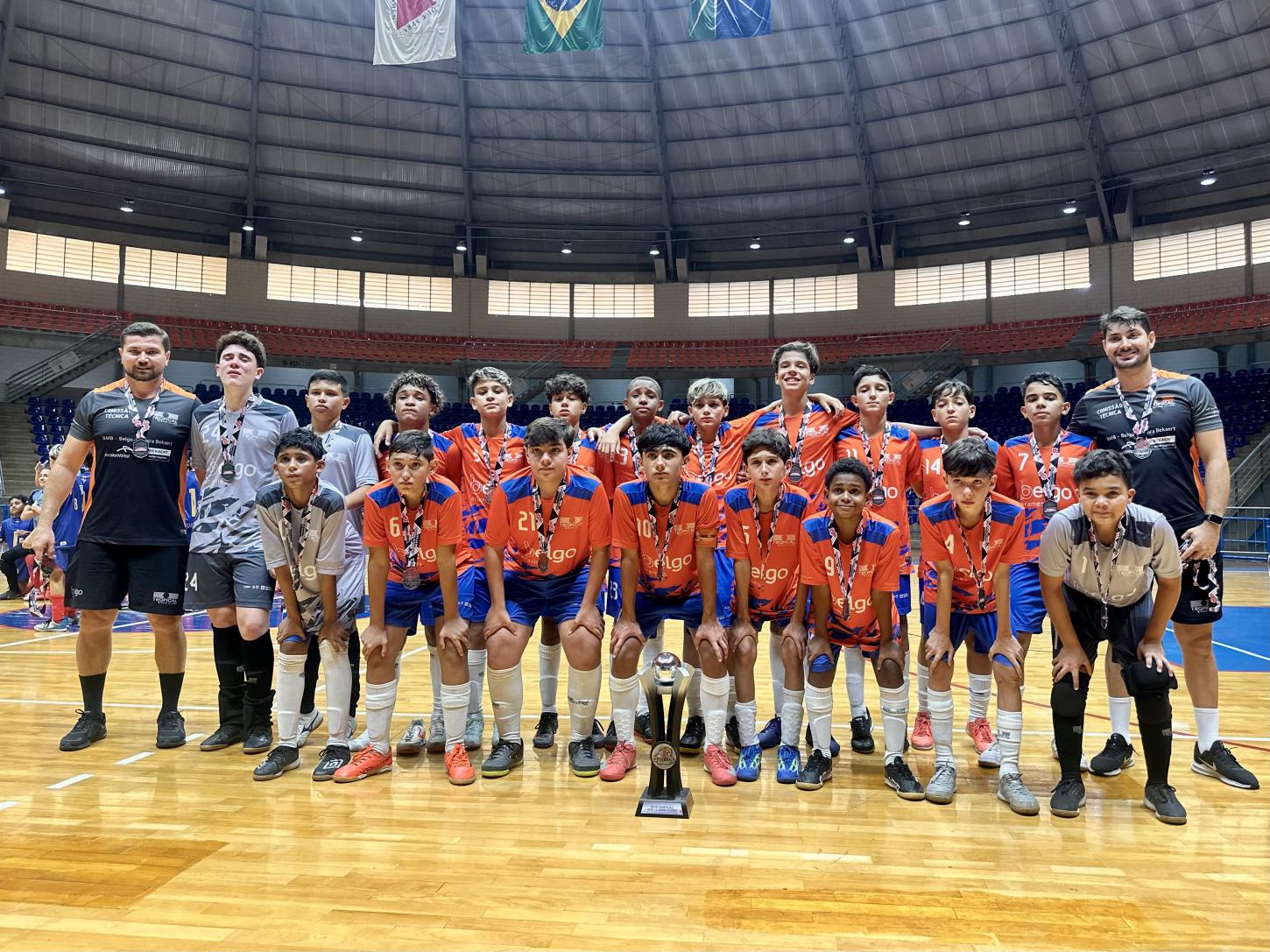 Tropical Tênis Clube é vice-campeão mineiro de futsal Sub-12