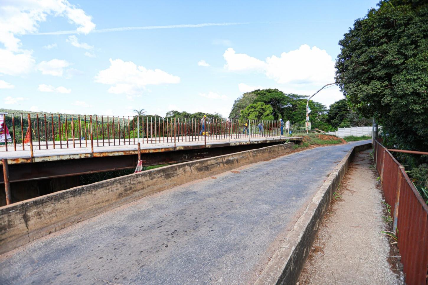Viaduto Central terá alteração no trânsito na próxima semana em Mateus Leme