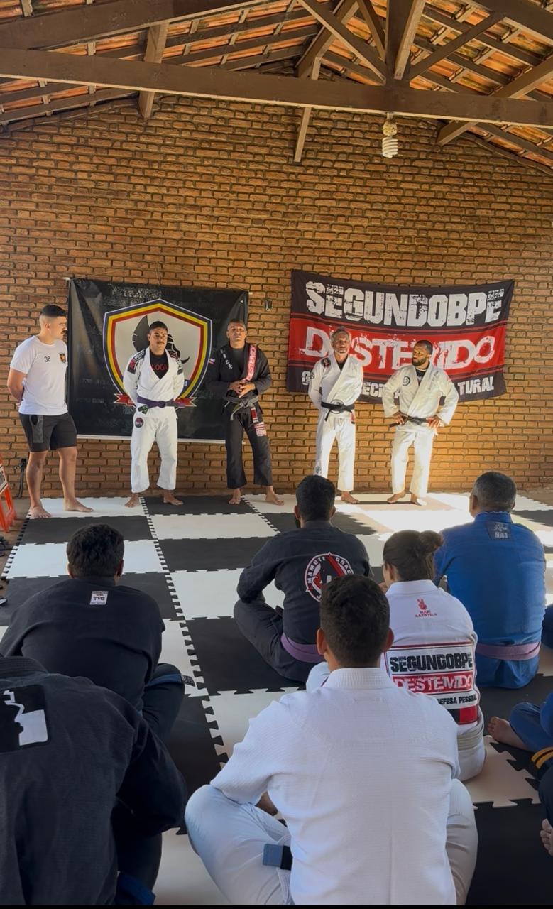 Projeto “Destemido Jiu-Jitsu” é inaugurado no 4º Pelotão da PM em Mateus Leme