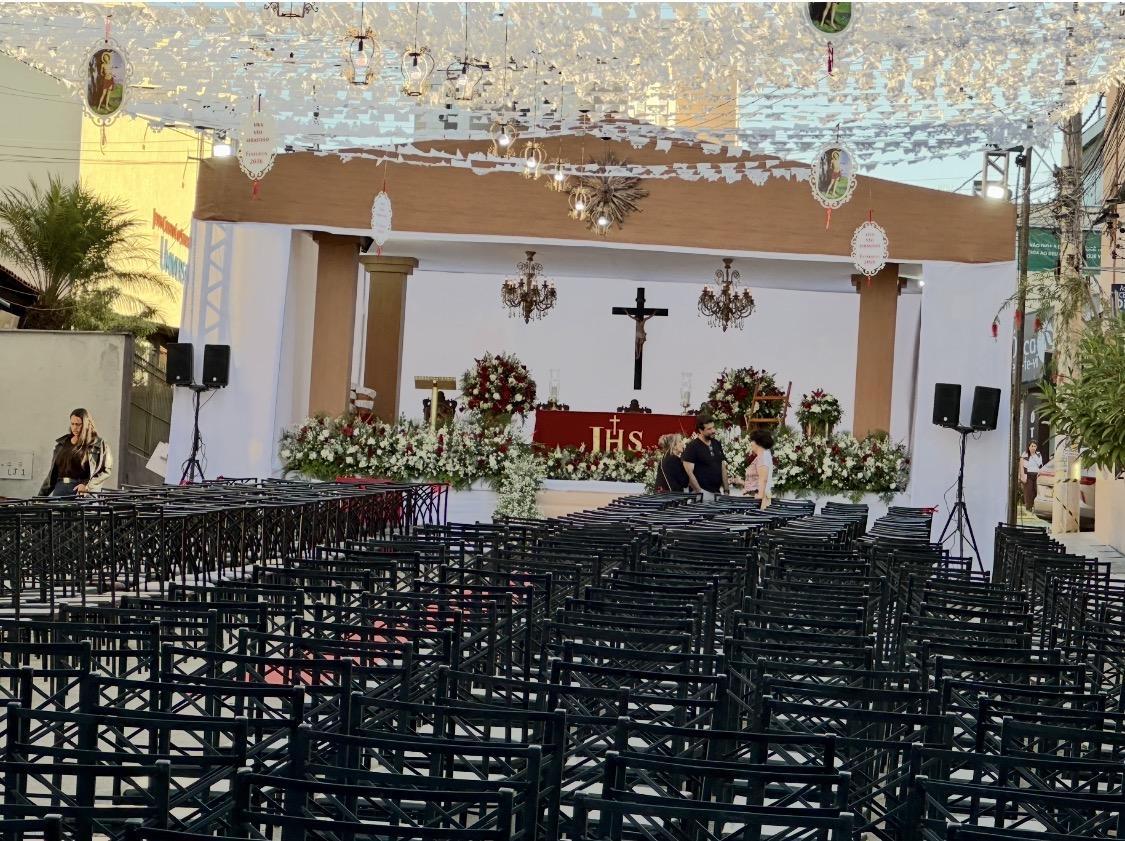 Bandeira e Imagem de São Sebastião marcam programação religiosa desta sexta-feira (19)