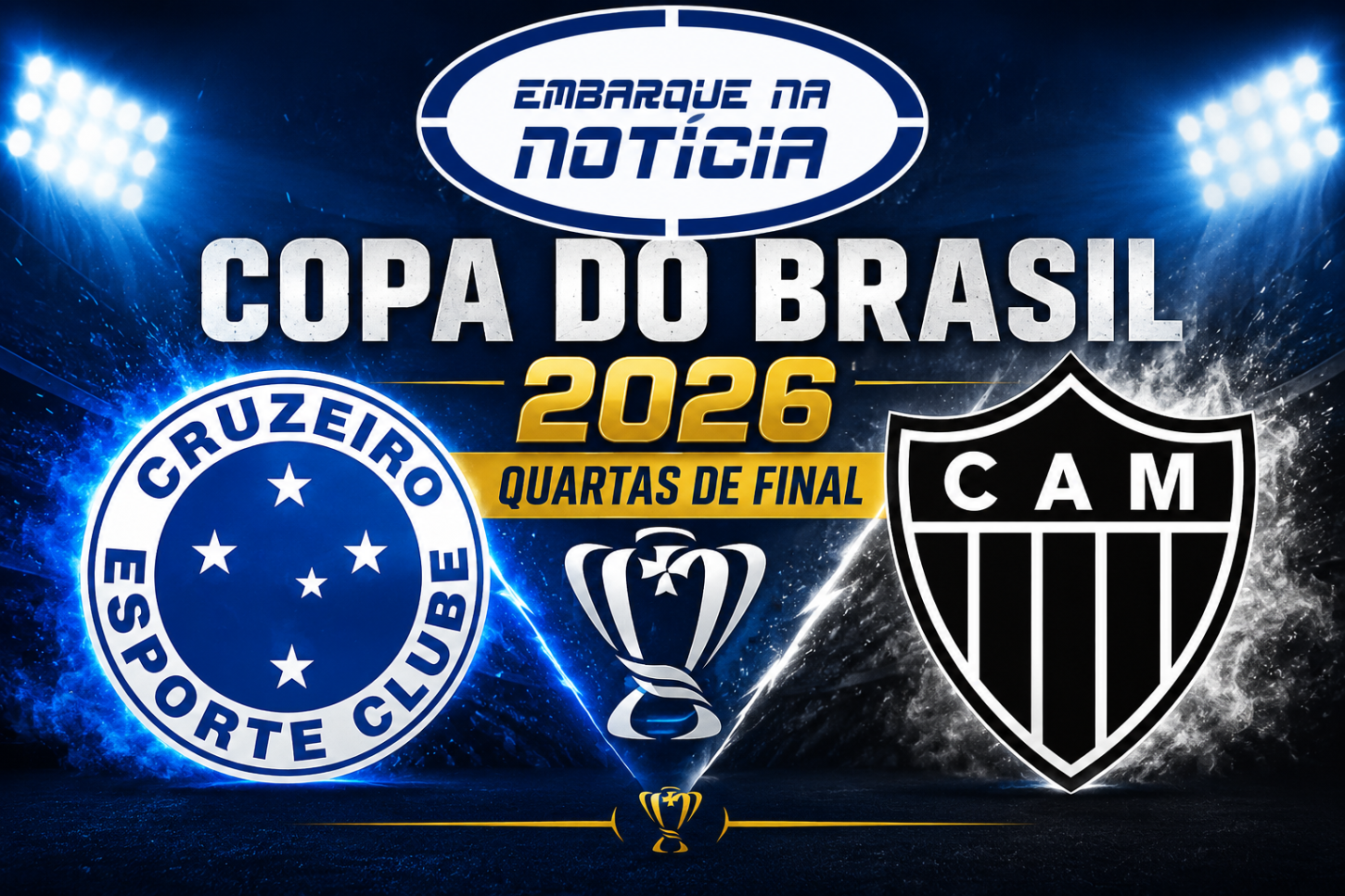 Cruzeiro x Atlético-MG: clássico mineiro será atração nas quartas da Copa do Brasil