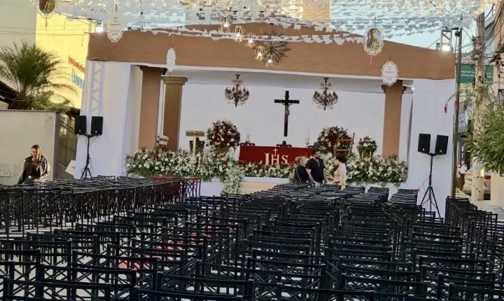 Bandeira e Imagem de São Sebastião marcam programação religiosa desta sexta-feira (19)
