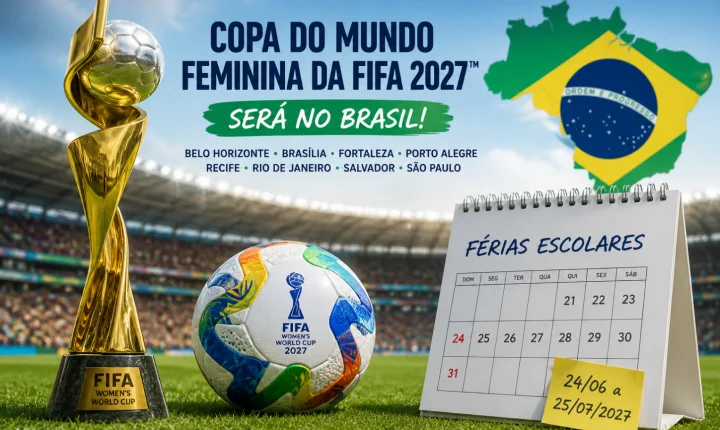 Férias escolares de 2027 podem ser ajustadas por causa da Copa do Mundo Feminina? Entenda