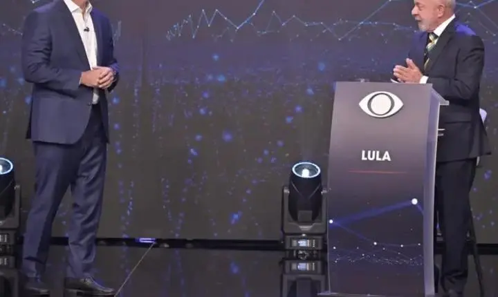 Lula e Flávio fazem primeiro debate das eleições na TV Band