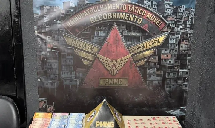 Polícia Militar prende suspeito por tráfico de drogas em Betim