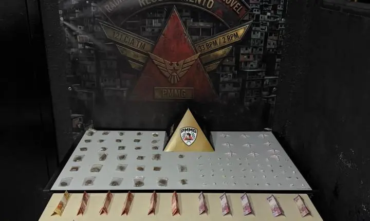 Polícia Militar prende suspeito por tráfico de drogas em Betim e apreende entorpecentes