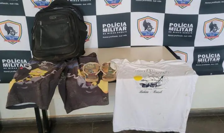 POLÍCIA MILITAR RECUPERA MATERIAIS FURTADOS E PRENDE SUSPEITO EM MATEUS LEME