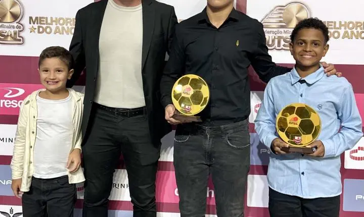 Tropical Tênis Clube se destaca na premiação da Federação Mineira de Futsal com defesa menos vazada e artilheiros da competição 