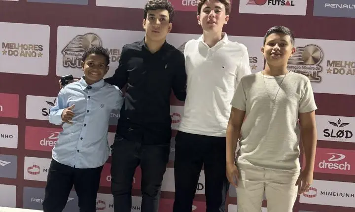 Tropical Tênis Clube se destaca na premiação da Federação Mineira de Futsal com defesa menos vazada e artilheiros da competição 